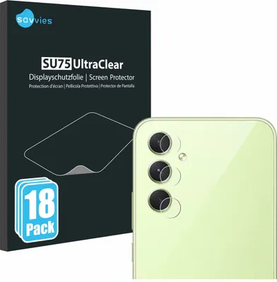 Produktbild von 18x Für Samsung Galaxy A54 5G (NUR Kameraschutz) Schutzfolie Savvies Displayschutz Display Schutz Folie Klar Transparent