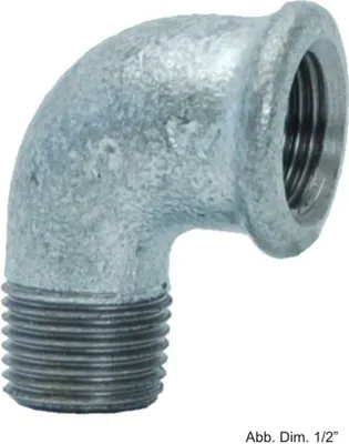 Produktbild von Winkel verzinkt, Nr.92 i/a 90°, 3/8"