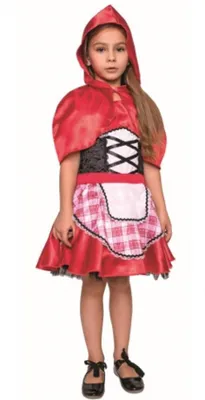Produktbild von Halloween Red Hood, Rotkäppchen Kostüm 120/130 cm