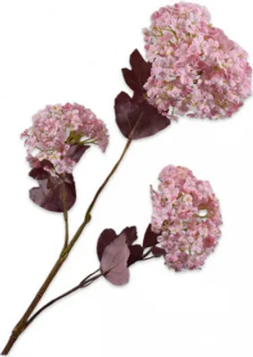 Produktbild von Silk-ka Kunstblume-Seidenblume Schneeballzweig Rosa 107 cm