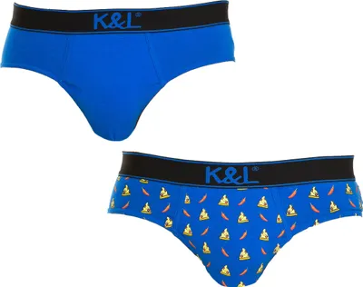 Immagine prodotto di Kisses&Love Pack-2 Slip Divertente tessuto traspirante KLS1 uomo