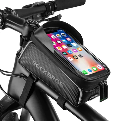 Produktbild von ROCKBROS Fahrrad Rahmentasche Wasserdicht Fahrradtasche Für 6,0' Bike Bag Handytasche