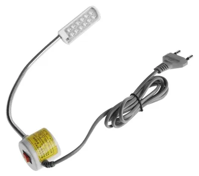 LED-Werklamp mit Schwanenhals, magnetisch, 1 W, weiß