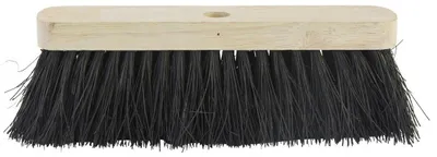 Produktbild von Betra Besenkopf - Outdoor-Besen - schwarz -Holz/Naturfaser - 40 cm