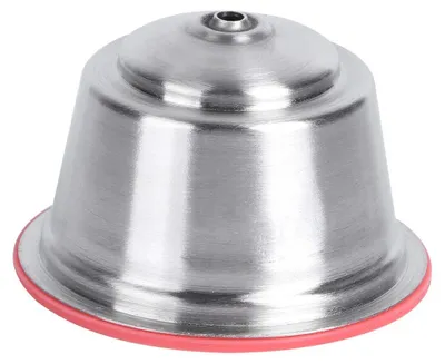 Wiederverwendbare Edelstahl-Kaffeekapsel, 40 ml, Rot