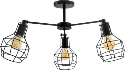 Produktbild von tooLight Pendellampe App734-3C Metall Loft 3-Lichtquelle E27
