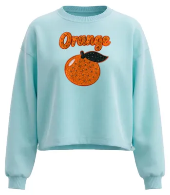 Produktbild von Damen Sweatshirt, reguläre Passform, klassischer Rundhalsausschnitt, blau, Größe S