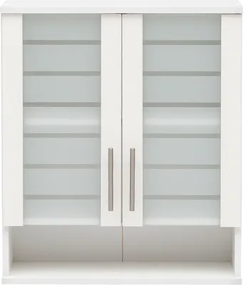 Produktbild von Badezimmer Hängeschrank NOCI-80 in Weiß, B/H/T: 59,8/70,8/20,5 cm