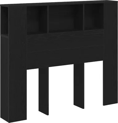 Produktbild von vidaXL Kopfteil Schrank Schwarz Eichen-Optik Holzwerkstoff