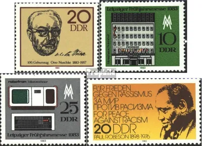 Produktbild von Briefmarken DDR 1983 Mi 2774,2779-2780,2781 (kompl.Ausgaben) postfrisch 100.Geburtstag von Nuschke
