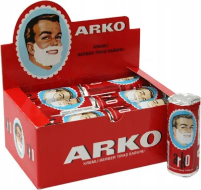 Produktbild von 12x 75g Arko Rasierseife Sticks