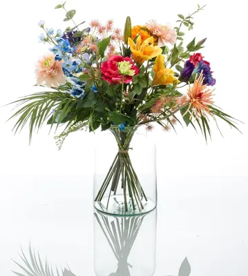 Produktbild von Kunstblumenstrauß - Pretty Powerful - 67cm - Hochwertiges Kunstblumen Bouquet