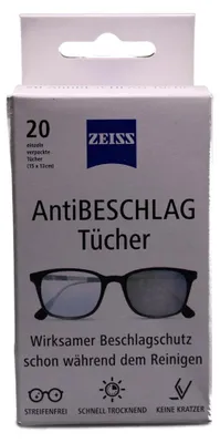 Image de Chiffons anti-buée 20 pièces de Zeiss