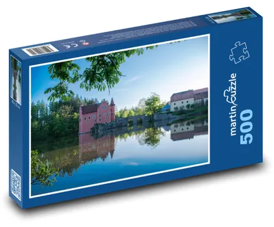 Obrázok produktu pre Puzzle 500 Zámok Červená Lhota pri vode - martinpuzzle
