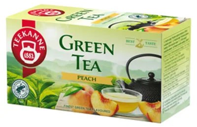 Zdjęcie produktu dla Herbata zielona Teekanne Green Tea Peach 20 TOREBEK x 1,75g RFA