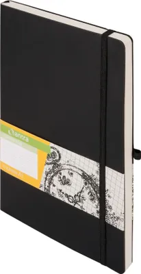 Produktbild von Notizbuch A5, Linie „Impresja“, schwarz