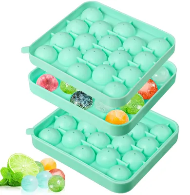 Immagine prodotto di Solidchoice - Stampo in silicone per mini cubetti di ghiaccio, per cubetti di 2,8 cm, set da 2