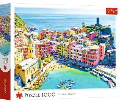 Produktbild von TREFL Puzzle Malerische Stadt Vernazza 1000 dlks