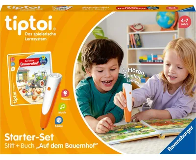 Obrázek produktu pro startovací sada tiptoi: Proč? Proč? Proč? Na farmě (pen and picture book) - Ravensburger 00114 - (Hračky / Naučné knihy)