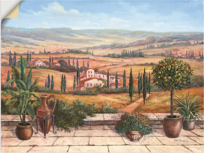 Produktbild von ARTland Wandbild, selbstklebend Terrasse Größe: 60x45 cm