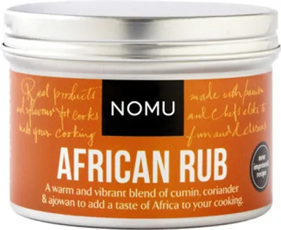 Image de Nomu Barbecue Rub, mélange d'épices africain, boîte de 65 g (mélange africain)