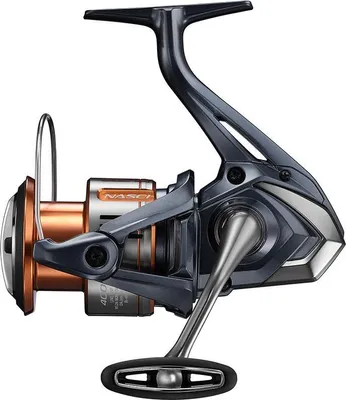 Produktbild von SHIMANO Nasci FD, 4000FD, Beidhändig, Spinning Angelrolle, Frontbremse, NAS4000FD