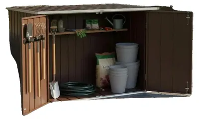 Produktbild von Aufbewahrungsbox, Wetterfest, Vielseitige Nutzung im Freien, armeegrün
