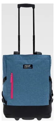 Produktbild von 2er Set Einkaufsroller mit Faltshopper (MEALNGE Blau)