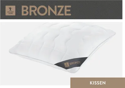 Produktbild von Spessarttraum Kissen Faserkissen Bronze 80 x 80 cm
