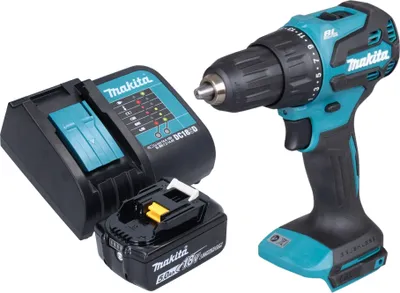 Zdjęcie produktu dla Makita DHP 490 ST1 akumulatorowa wiertarko-wkrętarka udarowa 18 V 65 Nm bezszczotkowa + 1x akumulator 5,0 Ah + ładowarka