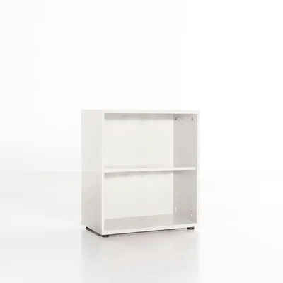 Produktbild von Aktenregal 2 OH, STETTIN-16 weiss, B x H x T:  65 x 77 x 34 cm