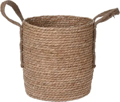 Produktbild von HOME STYLING COLLECTION Übertopf BLUMENKORB AUS SEEGRAS für Pflanzentopf Blumentopf 28 cm