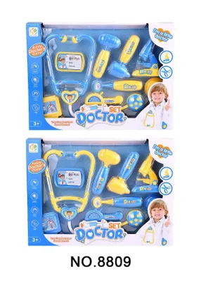 Produktbild von Arztset für Kinder, 9-teiliges Spielset inklusive Phonendoskop und Mikroskop