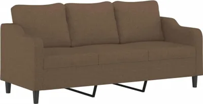 Obrázek produktu pro vidaXL Pohovka pro 3 osoby hnědá 180 cm látka