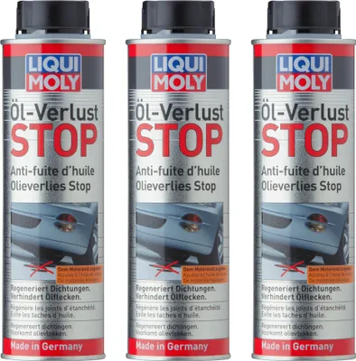 Produktbild von LIQUI MOLY 3x Öl-Verlust Stop 300ml, Motoröl Additiv für Diesel-/Benzin-Motoren