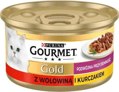 Produktbild von Gourmet Gold - Mix Rind und Huhn 85g
