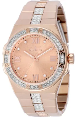 Immagine prodotto di Invicta Specialty 50186 Orologio da Uomo - Movimento al Quarzo - Acciaio Inossidabile con Quadrante Oro Rosa - 42 mm