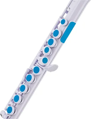 Image de NUVO NUJF220BL Instrument à vent hybride bleu/blanc