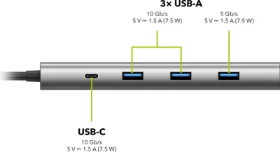 Produktbild von AlzaPower Metal USB-C Dock Station 10in1 Dual Screen für Apple MacBook-Universum