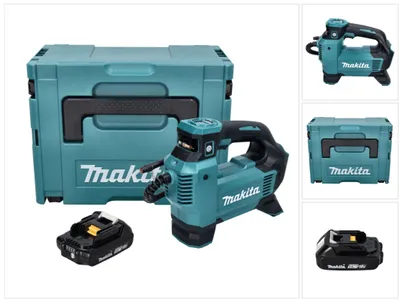 Produktbild von Makita DMP 181 A1J Akku Kompressor 18 V 11,1 bar + 1x Akku 2,0 Ah + Makpac - ohne Ladegerät