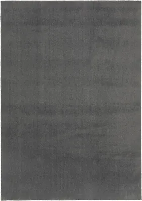 Produktbild von Steffensmeier Kurzflor Teppich Barcelona Wohnzimmerteppich modern, strapazierfähig und pflegeleicht, Anthrazit, Größe: 140x200 cm