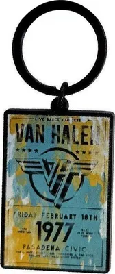 Obrázok produktu pre Van Halen Pasadena '77 Kľúčenka