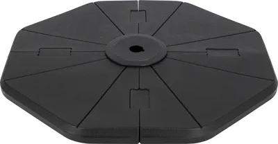 Produktbild von Sekey Sonnenschirmständer Schirmständer Platten Schirmgewicht Befüllbar 60 Liter / 78 kg Kunststoff Ampelschirmständer mit achteckiger