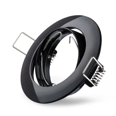 Produktbild von Einbaustrahler Schwarz schwenkbar 68mm max. 50W