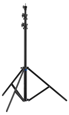 Produktbild von Walimex pro SmartLift Lampenstativ SL-300 Lichtstativ höhenverstellbar bis 3 m mit 7,5 kg Tragkraft, Aluminium Studiostativ mit Luftfederung