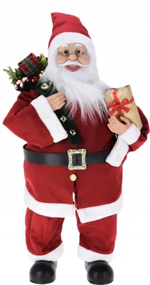 Imagen del producto de Papá Noel, figura navideña roja, 80 cm