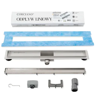 Zdjęcie produktu dla Odpływ liniowy 2w1 80 cm niski