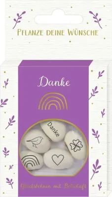 Obrázok produktu pre Geprägte Saatbohnen - Danke