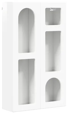 Obrázek produktu pro vidaXL Nástěnná skříňka vysoký lesk bílá 59 x 20 x 100 cm materiál na bázi dřeva