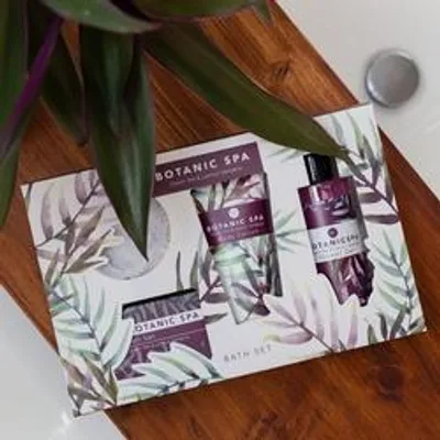 Produktbild von accentra Wellness Geschenkset "Botanic SPA", Badeset Frauen